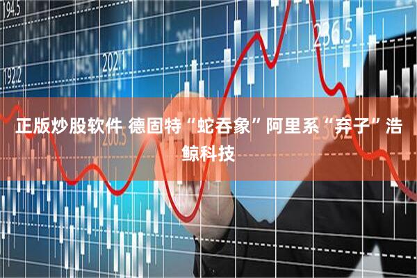 正版炒股软件 德固特“蛇吞象”阿里系“弃子”浩鲸科技